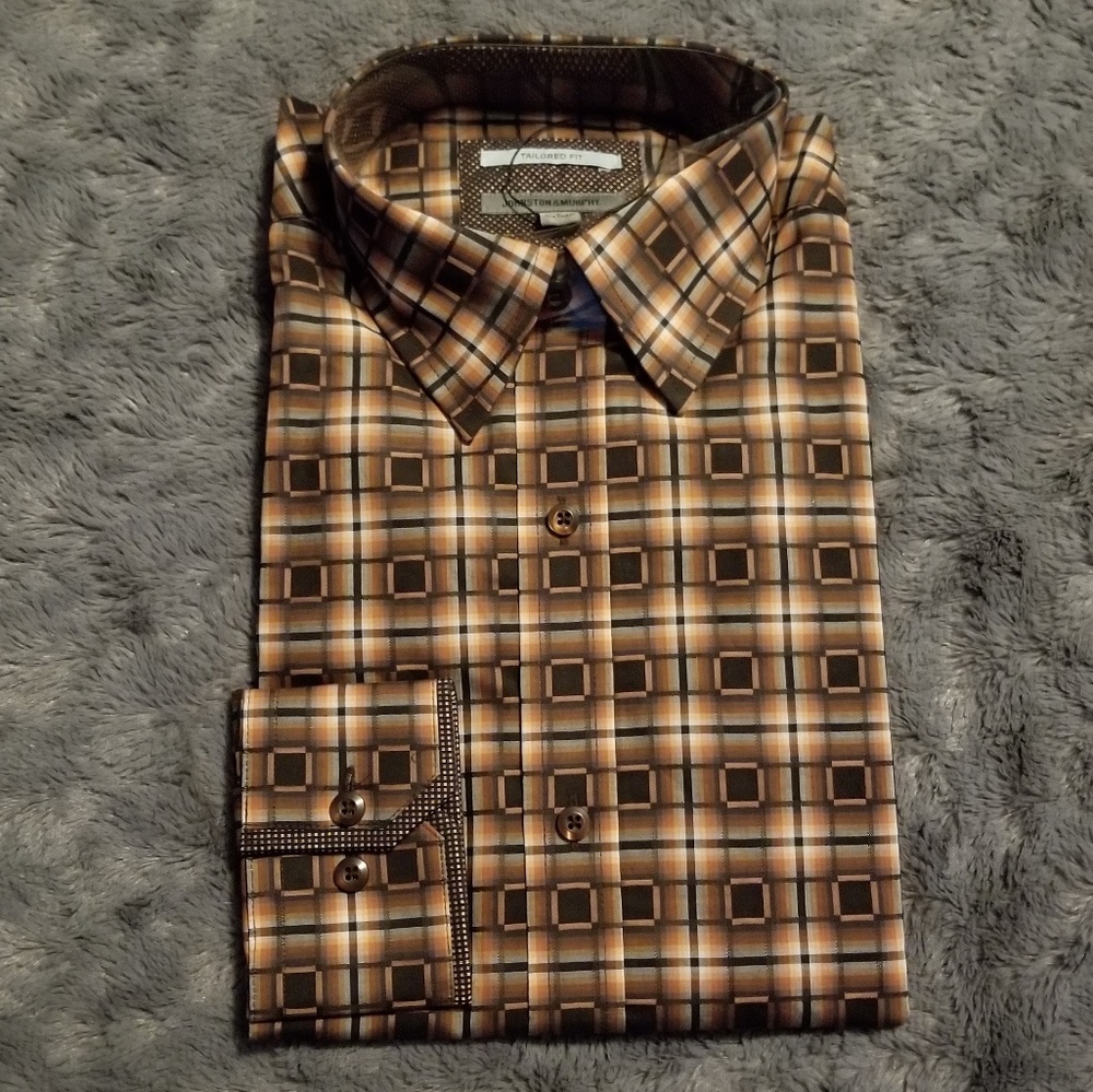 Johnston & Murphy LS shirt NWOT